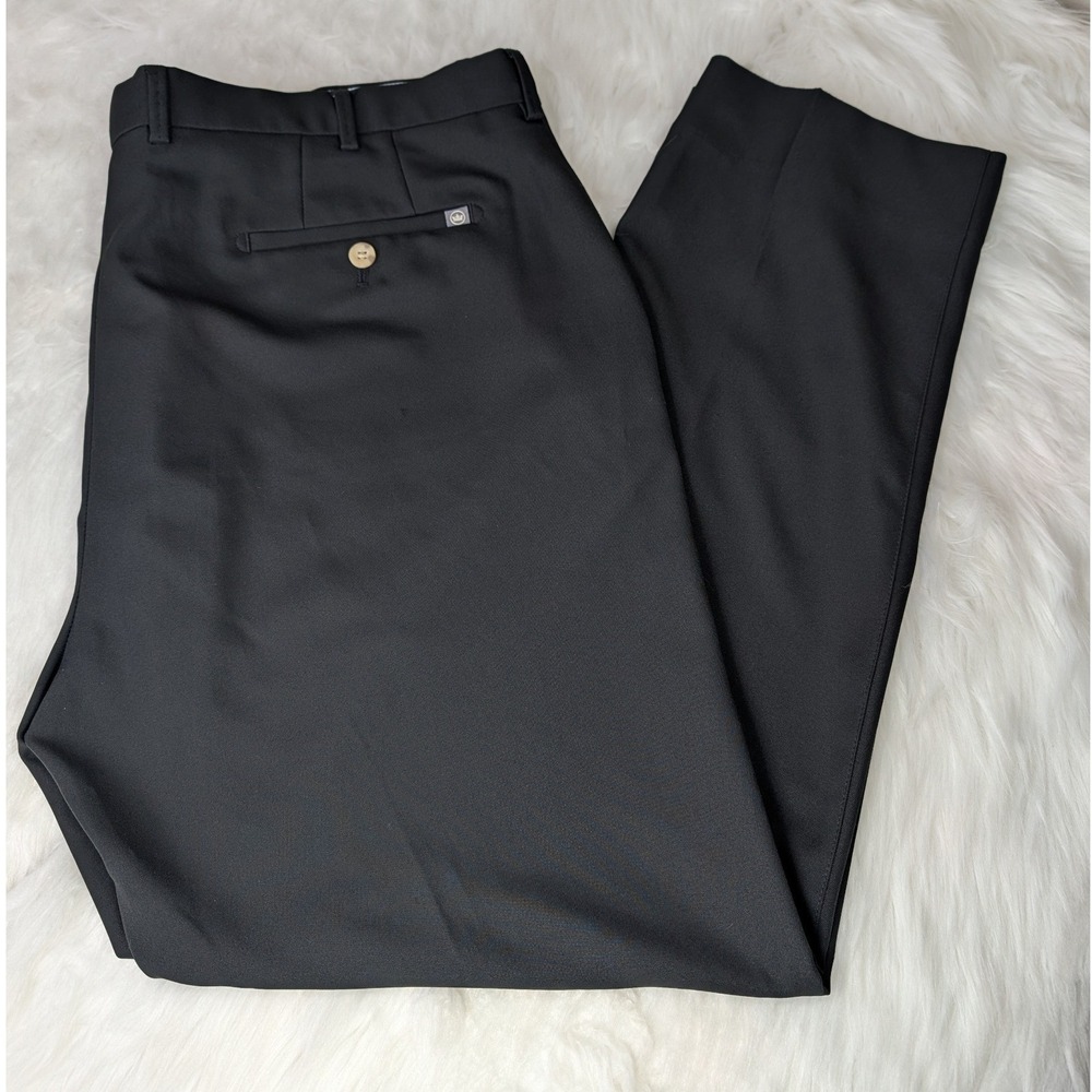 Peter‎ Millar Trousers Mens 40/32 Black Performance Golf Pants Straight Fit